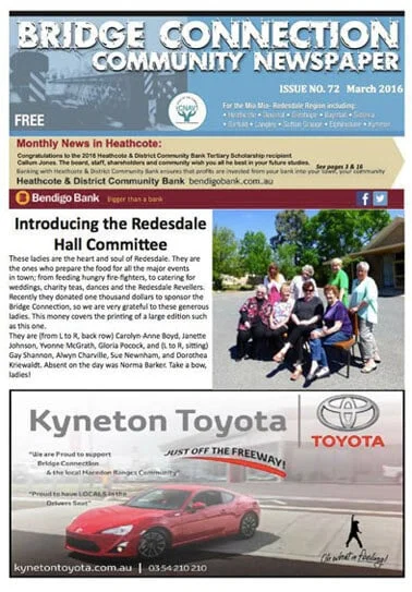 Bridge Connection (Redesdale) front sheet