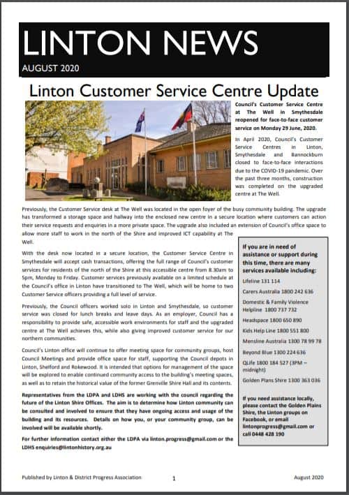 Linton News | Community Newspaper Association Of Victoria (CNAV)