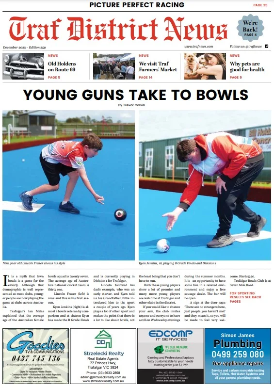 Traf News 2 Traf News front page 2020